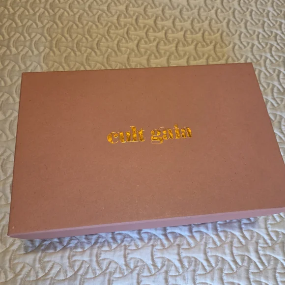 Cult Gaia Zadie Ecru Strappy Heels - Picture 2 of 5